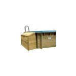 Coffre de filtration en pin h. 116 cm Coffre de filtration en pin h. 116 cm