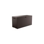Coffre de jardin emily en r�sine coloris marron - 270l - keter