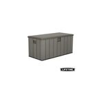 Coffre de jardin lifetime 60215 rsine marron l. 150 x l. 72 x h. 69 cm 567l