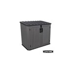 Coffre de jardin lifetime 60350 gris l. 146 x l. 94 x h. 128 cm 1380l