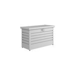 Coffre de jardin mtal biohort t100 argent 195l