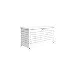 Coffre de jardin mtal biohort t130 blanc 460l