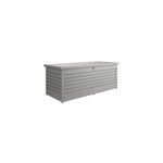 Coffre de jardin mtal biohort t180 gris quartz 800l