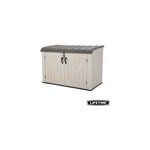 Coffre de rangement extrieur lifetime en rsine l. 191, 1 x h. 132, 2 x p. 108 cm 2124l gris