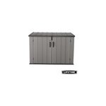 Coffre de rangement extérieur lifetime en résine l. 191, 1 x h. 132, 2 x p. 108 cm 2124l marron Coffre de rangement extérieur lifetime en résine l. 191, 1 x h. 132, 2 x p. 108 cm 2124l marron