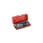 Coffret porte - embout  cliquet 1 / 4 ; + 22 pices facom r. pe360