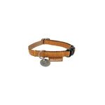 Collier pour animaux r�glable mc leather 25mm jaune