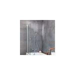 Colonne bain douche thermostatique anti - brlure avec pomme de tte, douchette et flexible, chrome, ...
