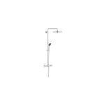 Colonne de bain / douche thermostatique avec pommeau + douchette 3 jets + flexible + barre réglable, ... Colonne de bain / douche thermostatique avec pommeau + douchette 3 jets + flexible + barre réglable, ...