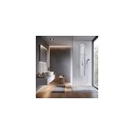 Colonne de douche mcanique avec pomme de tte, douchette et flexible, en aluminuim anodis gris, valentin ...