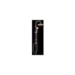 Colonne de douche sans robinetterie avec douchette + pomme de tête + barre réglable + flexible, doré, ... Colonne de douche sans robinetterie avec douchette + pomme de tête + barre réglable + flexible, doré, ...