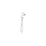 Colonne de douche sans robinetterie avec pommeau + douchette 1 jet + flexible + barre rglable, chrome, ...