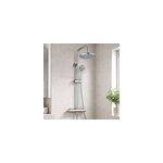 Colonne de douche thermostatique chrome target essebagno