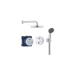 Colonne de douche thermostatique à encastrer, chrome, grohe precision trend Colonne de douche thermostatique à encastrer, chrome, grohe precision trend