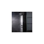 Colonne de douche thermostatique hydromassante multijets avec pomme de tte, douchette 1 jet et flexible, ...