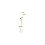 Colonne de douche thermostatique laiton bross, edouard rousseau ars