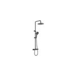 Colonne de douche thermostatique noire xl, edouard rousseau ekogest