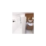 Colonne de douche thermostatique avec pomme de tête, douchette et flexible, chrome, valentin allure Colonne de douche thermostatique avec pomme de tête, douchette et flexible, chrome, valentin allure