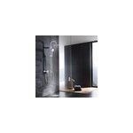 Colonne de douche thermostatique avec pomme de tête ronde, douchette et flexible, chrome, valentin inouie ... Colonne de douche thermostatique avec pomme de tête ronde, douchette et flexible, chrome, valentin inouie ...