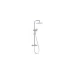 Colonne de douche thermostatique avec pommeau et douchette 3 jets, chrome, kramer goodlife