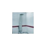 Colonne de douche thermostatique avec tablette, pomme de tête, douchette et flexible, en aluminium anodisé ... Colonne de douche thermostatique avec tablette, pomme de tête, douchette et flexible, en aluminium anodisé ...