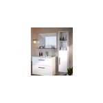 Colonne meuble de salle de bains lisa l. 30 x h. 140 x p. 27 cm, blanc mat