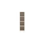 Colonne de rangement sur pieds effet chne goodhome atomia h. 161 x l. 37, 5 x p. 35 cm