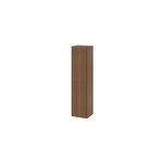 Colonne de salle de bains effet noyer 2 portes l. 40 x h. 160 x p. 36 cm levanna