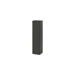 Colonne de salle de bains gris anthracite mat 2 portes l. 40 x h. 160 x p. 36 cm levanna