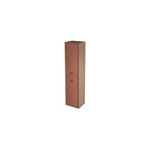 Colonne de salle de bains suspendue terracotta mat l. 39 x h. 160 x p. 31 cm, 2 portes ouverture  gauche, ...