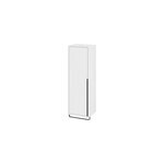 Colonne de salle de bains suspendue avec porte - serviettes blanc mat l. 36 x h. 115 x p. 30 cm, goodhome ...