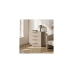 Commode effet ch�ne 4 tiroirs goodhome atomia h. 75 x l. 75 x p. 45 cm
