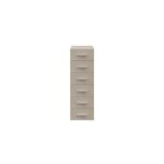 Commode effet chne 6 tiroirs goodhome atomia h. 112, 5 x l. 37, 5 x p. 45 cm