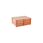 Composteur en bois basic double mon petit potager
