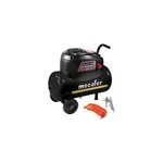 Compresseur horizontal mecafer 24l 1, 5hp + accessoires