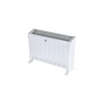 Convecteur mobile acier blanc 3 vitesses 2000w 20m