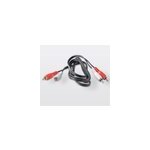 Cordon audio jack 3. 5 mle 2rca mle noir blyss, 1 m