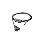 Cordon de lampe avec interrupteur noir diall 2m Cordon de lampe avec interrupteur noir diall 2m