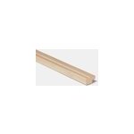 Corniche et bandeau cache - lumi�re goodhome chia ch�ne clair h. 35 mm x l. 2. 4 m x ep. 59. 5 mm