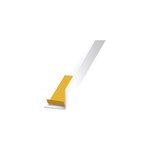 Corni�re aluminium blanc auto - adh�sive 25 x 25 mm, 1. 30 m