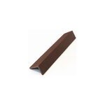 Corni�re de finition bardage greenwall et terrasse greendeck chocolat - 4 x 5 cm l. 2, 20 m
