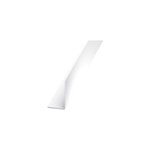 Cornire ingale pvc blanc 15 x 25 mm, 1 m