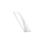 Corni�re in�gale pvc blanc 15 x 25mm, l. 2 m cqfd