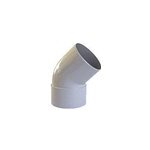 Coude de gouttire 45 mf 25 gris fitt