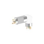 Coude plat 90° pour goulotte 80 x 60 mm spécial climatiseur fixe autogyre Coude plat 90° pour goulotte 80 x 60 mm spécial climatiseur fixe autogyre