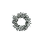 Couronne de nol frosty vert enneig 40cm feeric light & christmas
