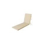 Coussin bain de soleil cocos beige 55 x 185 cm