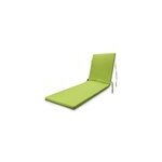 Coussin bain de soleil cocos vert laitue