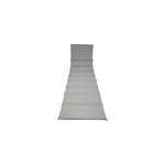 Coussin de bain de soleil florida futon gris blanc