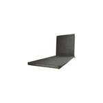 Coussin pour bain de soleil tigo anthracite l. 190 x l. 60 cm, �p. 5 cm tendances et cr�ations